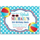 Splash Pool Party Invitation 