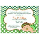 St. Patrick's Day Girl Baby Shower Invitation