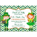Irish Boy and Girl St. Patrick's Day Invitation