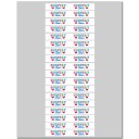 Country Fair Party Straw Flags - Country at Heart Collection