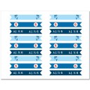 Shark Party Straw Flags