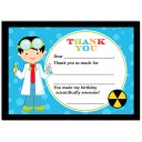 Boy Scientist Personalized Thank You Note