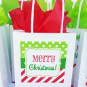 Christmas Party Favor Tag