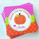 Pumpkin Patch Birthday Party Favor Tags 