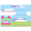 Bounce House Birthday Thank You Notes by That Party Chick - Rainbow Bounce House Collection