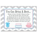Ties and Tutus Baby Shower Book Inserts 