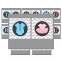 "Ties or Tutus?" Gender Reveal Party Banner