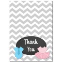 Ties and Tutus Thank You Note