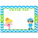 Ballerina Train Party Thank You Notes - Tutu Choo Choo