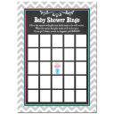 Ties and Tutus Baby Shower Bingo