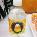 Halloween Candy Corn Water Bottle Labels - Candy Corn Sweet Collection