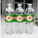Pizza Party Personalized Water Bottle Labels