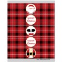 Santa Claus Christmas Water Bottle Labels