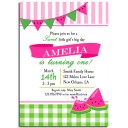 Watermelon Party Invitation - Sweet Celebration
