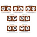 Halloween "Welcome Baby" Shower Banner