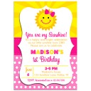 Sunshine Party Invitation