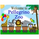 Animal Parade Personalized Door Sign